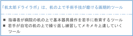 白内障手術練習用模擬眼　机太郎ドライラボ 詳細画像2