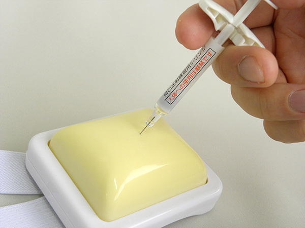 自己注射練習用パッド　コンパクト 詳細画像1