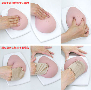 乳房触診模型専用指カバー